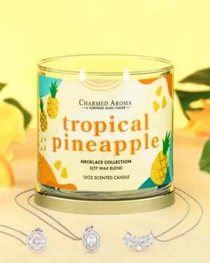 Tropical Pineapple 2-tahiga küünal ehtega