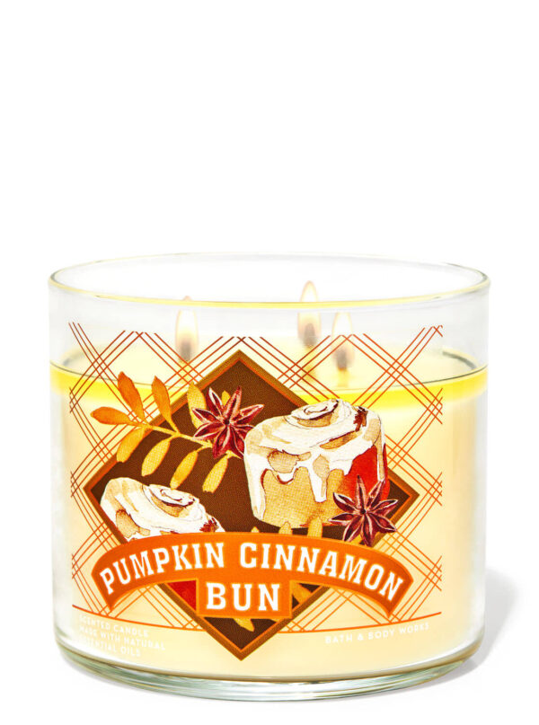 Pumpin Cinnamon Bun 3-tahiga küünal