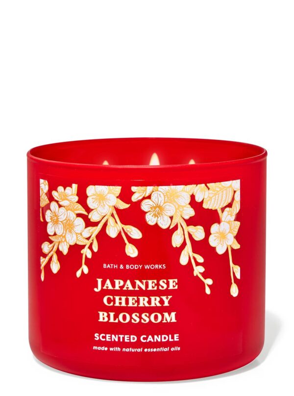 Japanese Cherry Blossom 3-tahiga küünal 411g