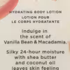 Vanilla Bean & Macadamia kehakreem 236ml - Image 2
