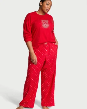 Pidžaamakomplekt Lipstick Logo Dots